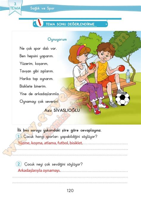 3 sınıf türkçe ders kitabı cevapları ada yayınları